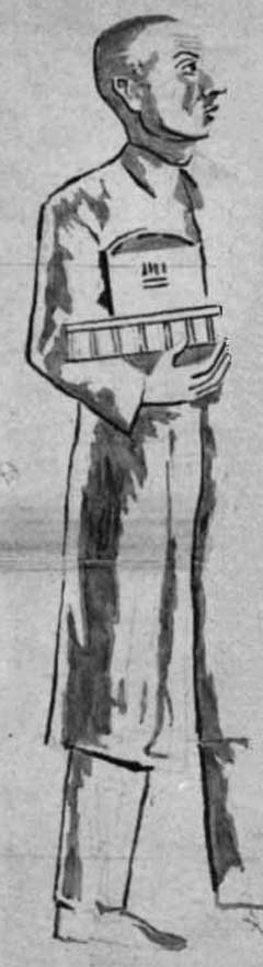 ADALBERTO LIBERA  NEL DISEGNO DI G. GUERRINI
